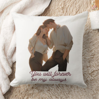 Almofada Anniversary Couple Pillow – You Will Forever Be My