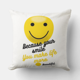 Almofada Anniversary & Valentine Couple Pillow | Cute Smile