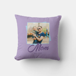 Almofada Ano de Fundação da Mamãe com Foto
