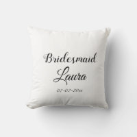 Ano de presente de bridesmaid de nome de adição si