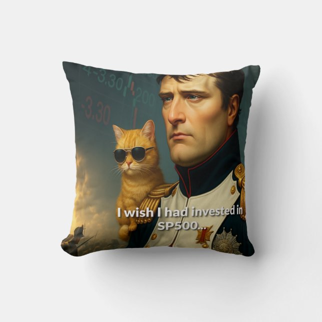 Almofada Ansiedade comercial sem dividendos (Frente)