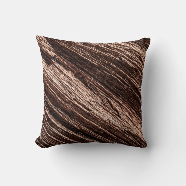 Almofada Anterior fundo de madeira obsoleto castanho. idade (Frente)