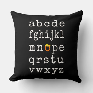 Almofada Anti-Trump Alphabet - Nope V