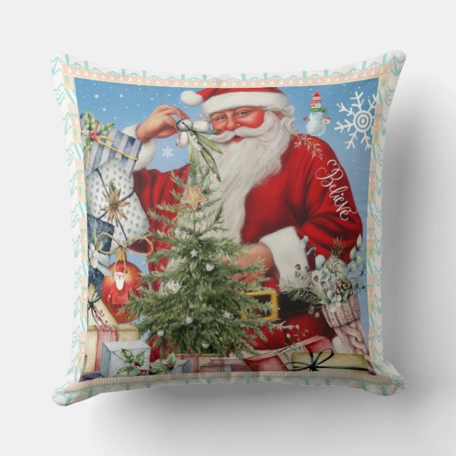 ALMOFADA ANTIGO SANTO NICK (Verso)