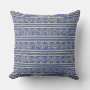 Almofada Antigo Travesseiro decorativo de Padrão Espiral Gr