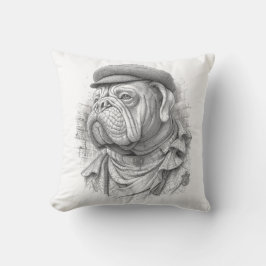 Almofada Antique Marble Bulldog Minister Guest Towel