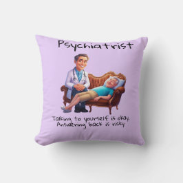 Almofada antistress psychiatrist talking yourself therapy 