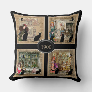 Almofada Anton Pieck Vintage Art para personalizar