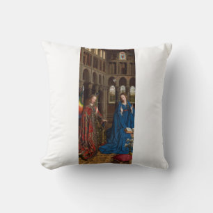 Almofada Anunciação de Van Eyck Luz Premium da Catedral