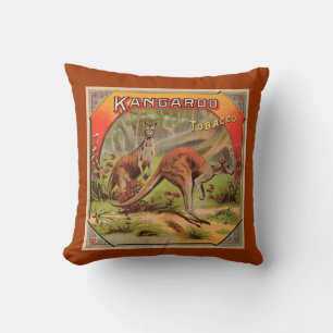 Almofada Anúncio de Vintage Kangaroo