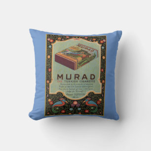 Almofada Anúncio dos cigarros de Murad
