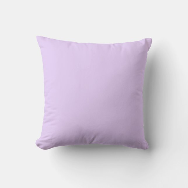 Almofada anúncio roxo pastel personalizado de cor sólida mi (Frente)