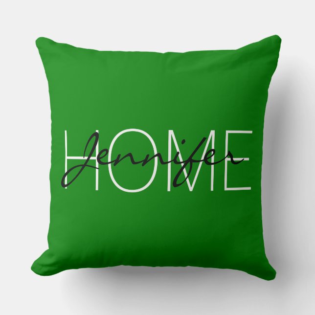 Almofada Ao (inglês) color home monograma (Frente)