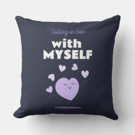 Almofada Apaixonando-me pelo meu próprio amor
