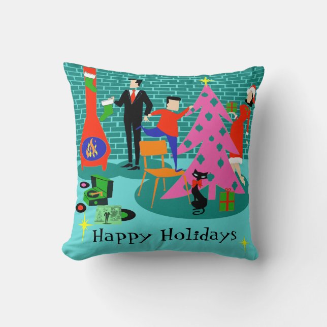 Almofada Aparamento retro o travesseiro decorativo da (Frente)