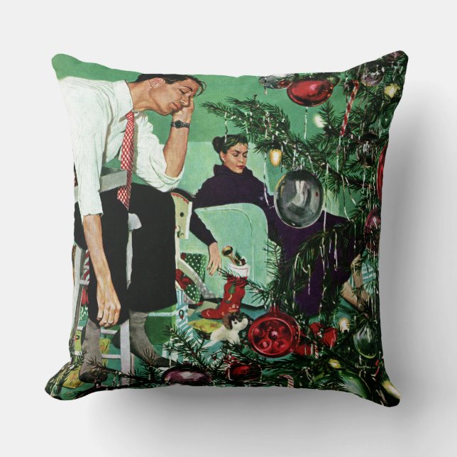 Almofada Aparando a árvore (Frente)