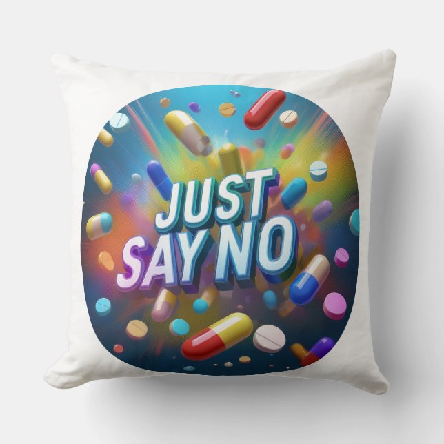 Almofada Apenas Diga Não A Drogas (Frente)