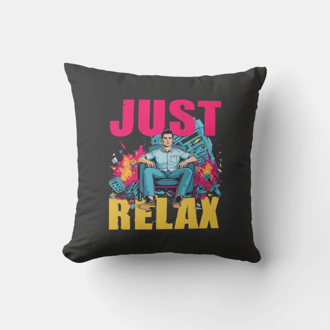 Almofada Apenas Relaxe! (Frente)