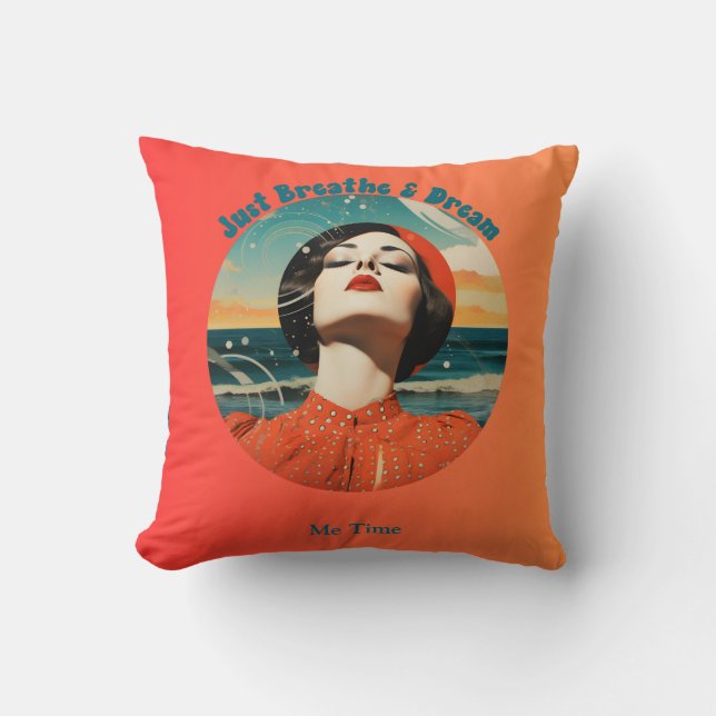 Almofada Apenas Respire o tempo do sonho (Frente)