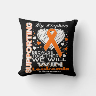 Almofada Apoio à Consciência da Leucemia do Meu Sobrinho