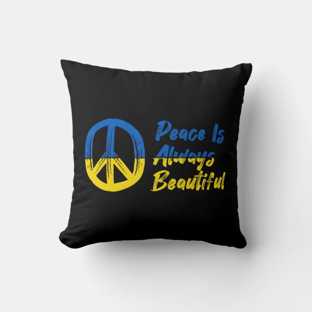 Almofada Apoio à Paz e à Ucrânia (Frente)