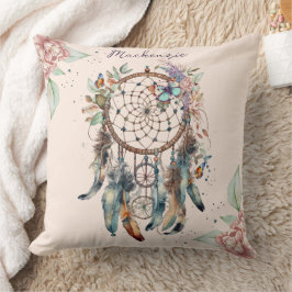 Almofada Apoio de Capa de Boho Sonho Personalizado Nome