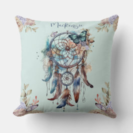 Almofada Apoio de Capa de Boho Sonho Personalizado Nome