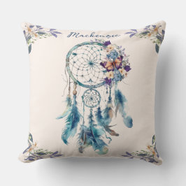 Almofada Apoio de Capa de Boho Sonho Personalizado Nome