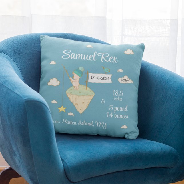 Almofada Aposta de Nascimento Travesseiro com Urso Pequeno (Criador carregado)