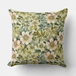 Almofada Apple Blossoms and Leaves