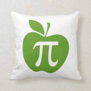 Almofada Apple verde Pi
