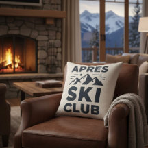 Apres Ski Club Logotipo da Montanha - Inverno Masc
