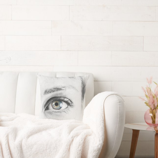 Almofada Aproximação dos olhos humanos (Sofá)