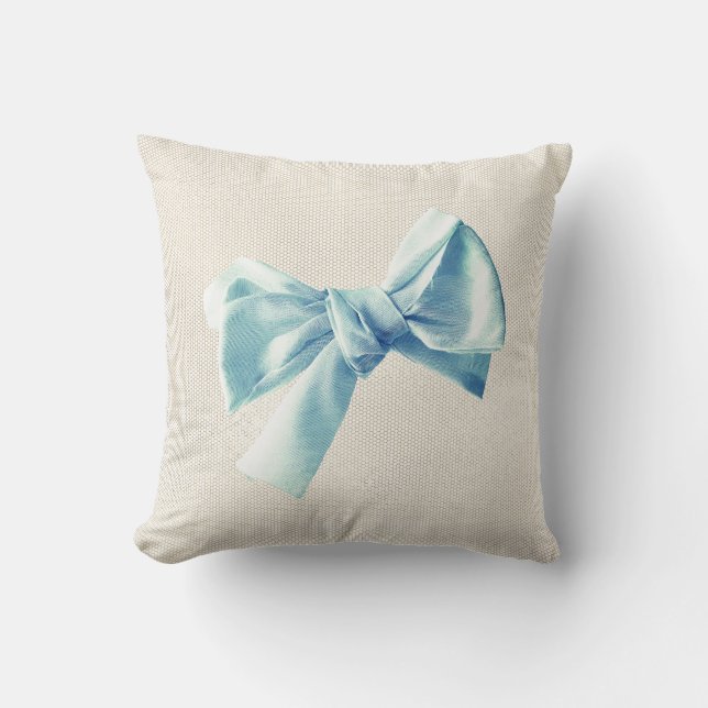 Almofada Aqua Bawl Ivory Beige Algodão Neutro Quente de Pas (Frente)