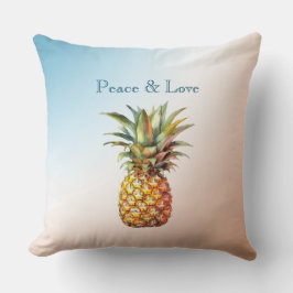 Almofada Aqua Cream Feliz Abacaxi Tropical