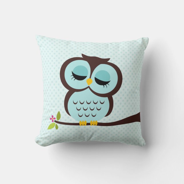Almofada Aqua Owl (Frente)