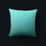 Almofada Aqua Teal Dipped Modern Trendor Decor<br><div class="desc">Travesseiro personalizado.</div>