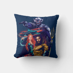 Almofada Aquaman King Orm Versus Mera & Aquaman
