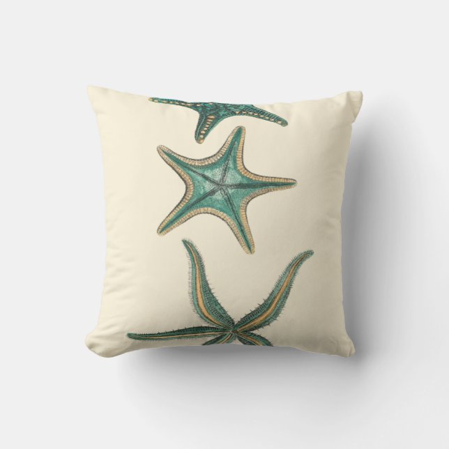 Almofada Aquamarine Triple Starfish (Frente)