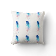 Aquarela Pena Ombre Azul