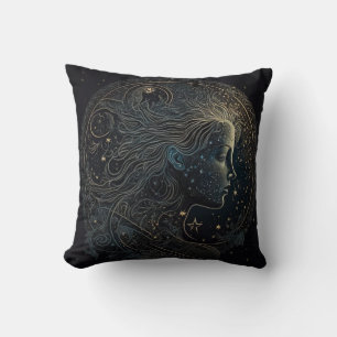 Almofada Aquarius Zodiac Astrologic