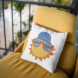 Almofada Aqui vem o Chá do Filho Xadrez