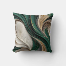 Ar Dourado – Esmeralda & Ouro Fluindo Abstrato