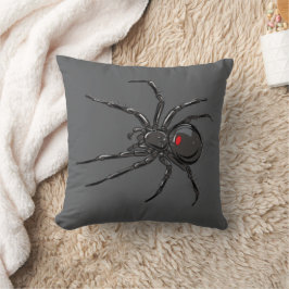 Almofada Aranha Viúva Negra Desenho Original Arte
