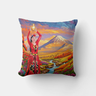 Almofada Ararat em Travesseiro decorativo a cores