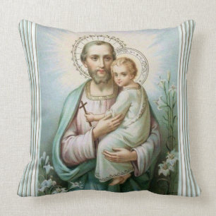 Almofada Arcanjo de Jesus St Michael do bebê de St Joseph