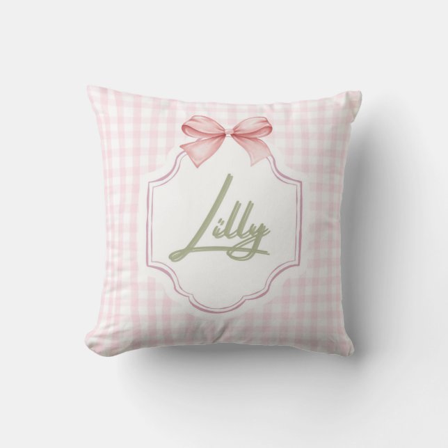 Almofada Arco de Ensino Personalizado Lilly Baby Girl (Frente)