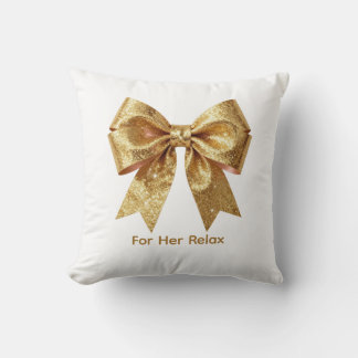Almofada Arco de Gala Dourado Brilhante - Convite de Luxo E