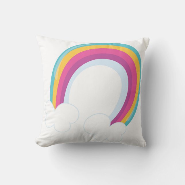 Almofada Arco-Íris Colorido (Frente)