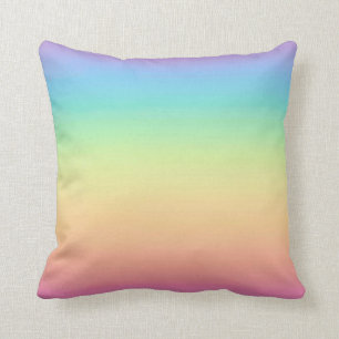Almofada Arco-íris Pastel Ombre